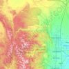 Larimer County topographic map, elevation, terrain