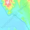 Kamisee topographic map, elevation, terrain