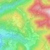 Due Cossani topographic map, elevation, terrain