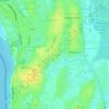 Donnokkhoum topographic map, elevation, terrain