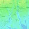 Millburn topographic map, elevation, terrain