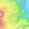 Benevis topographic map, elevation, terrain