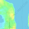 Canlayog topographic map, elevation, terrain