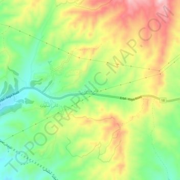 Mam Jughan topographic map, elevation, terrain