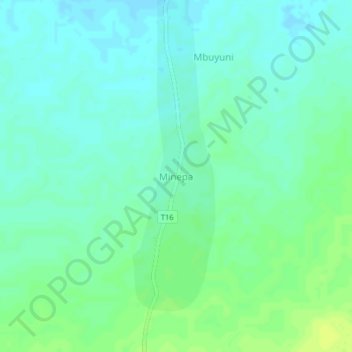 Minepa topographic map, elevation, terrain