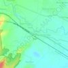 Paron topographic map, elevation, terrain