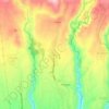 Petang topographic map, elevation, terrain