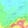 Sierra Bullones topographic map, elevation, terrain