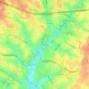 Jonestown topographic map, elevation, terrain