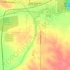 Dells of the Sioux River topographic map, elevation, terrain