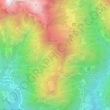 Sn3 topographic map, elevation, terrain