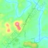 Valley Oak topographic map, elevation, terrain