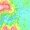 Bagno Vignoni topographic map, elevation, terrain