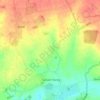 Saham Hills topographic map, elevation, terrain