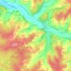 La Fargue topographic map, elevation, terrain