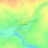 Parkhomivka topographic map, elevation, terrain