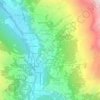 La Sage topographic map, elevation, terrain