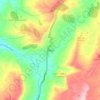 Oiba topographic map, elevation, terrain