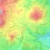 Zone humide communautaire Saint-Genès-Champanelles topographic map, elevation, terrain