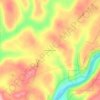 Helen Furnace topographic map, elevation, terrain