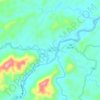 Sông Trà topographic map, elevation, terrain