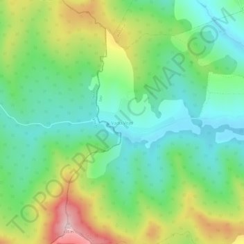 Vadu Vejei topographic map, elevation, terrain