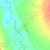 Padende topographic map, elevation, terrain