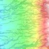 Pangkatan topographic map, elevation, terrain