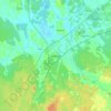 Bennäs topographic map, elevation, terrain