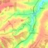 Deene topographic map, elevation, terrain