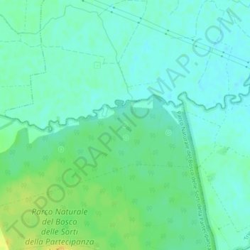 Fontana dello Zolfo topographic map, elevation, terrain