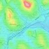 Shimoni topographic map, elevation, terrain