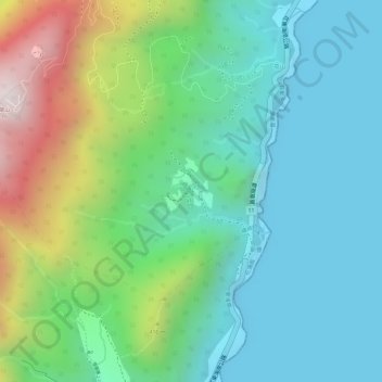 Baguo topographic map, elevation, terrain