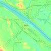 Bueng Kan topographic map, elevation, terrain