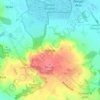 Beckley topographic map, elevation, terrain
