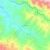 Púng Luông topographic map, elevation, terrain