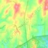 Lynch Station topographic map, elevation, terrain