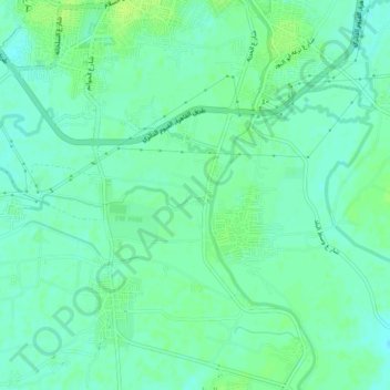Sunufar topographic map, elevation, terrain