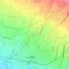 Bendo topographic map, elevation, terrain