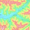 Maizhokunggar topographic map, elevation, terrain