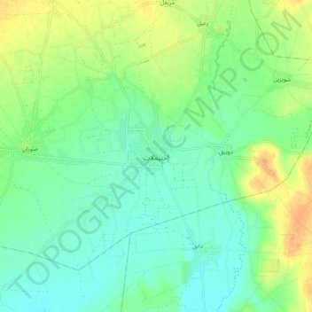 Ihteimlat topographic map, elevation, terrain