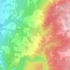 Cowdens Corner topographic map, elevation, terrain