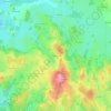 Le Petit Murat topographic map, elevation, terrain