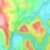 Little Doward topographic map, elevation, terrain