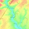 Calcot topographic map, elevation, terrain