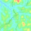 Thengana topographic map, elevation, terrain