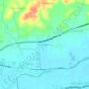 Kedunganyar topographic map, elevation, terrain