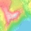 Brøknipa topographic map, elevation, terrain