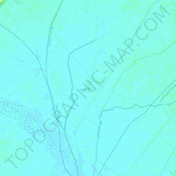 Tal El Akhdar topographic map, elevation, terrain
