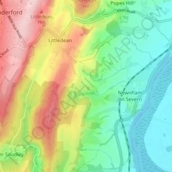 Grange Village topographic map, elevation, terrain